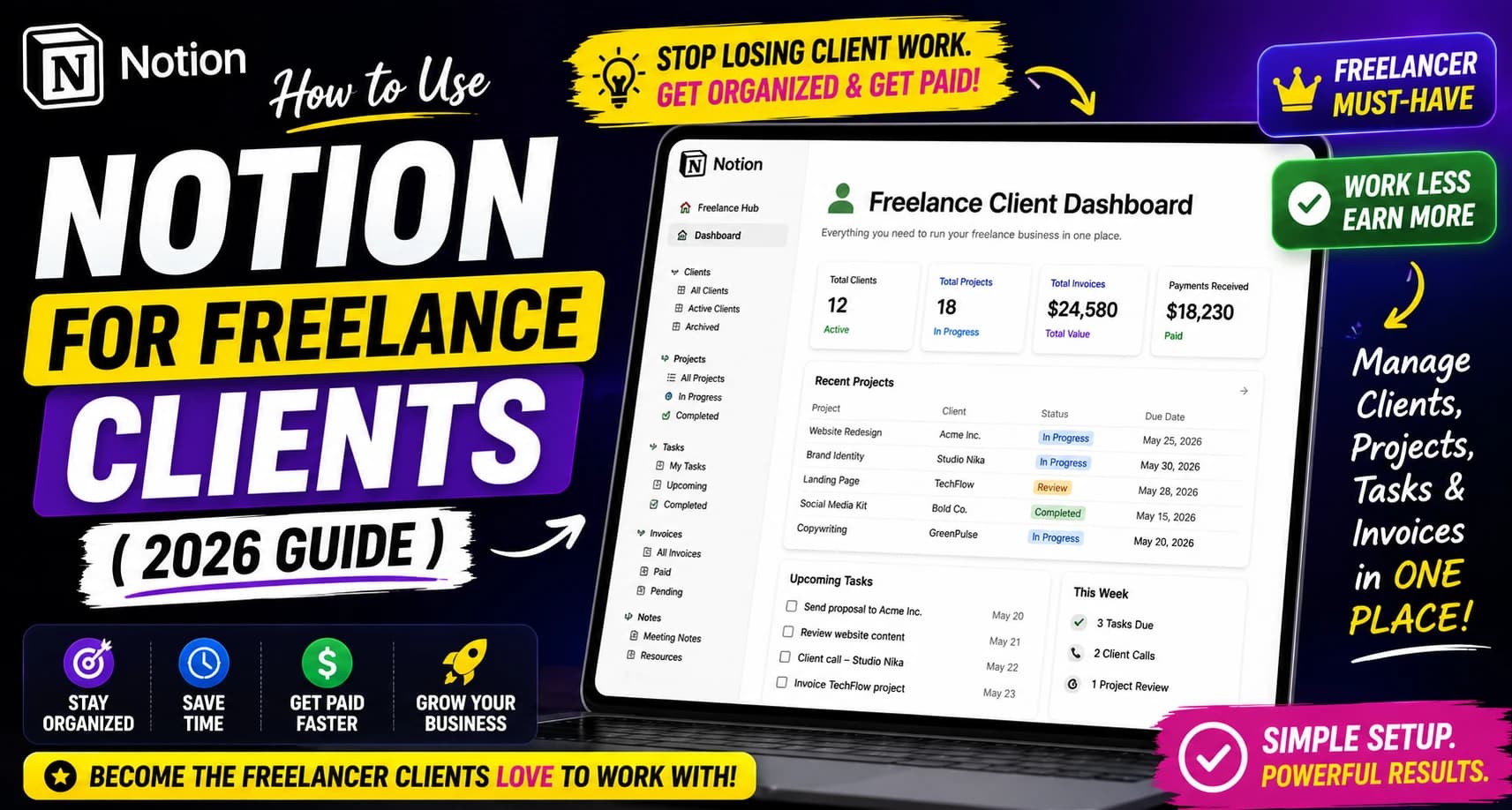 How to Use Notion for Freelance Clients (2026 Guide)